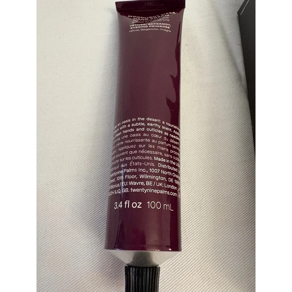 Twentynine Palms Moonlight Mesa‎ Hand Cream. New in box 100 ml